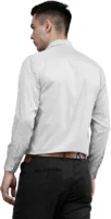 Roman Royal Men's Formal Shirt - Light Grey | Regular Fit | Full Sleeves | Office & Business Wear