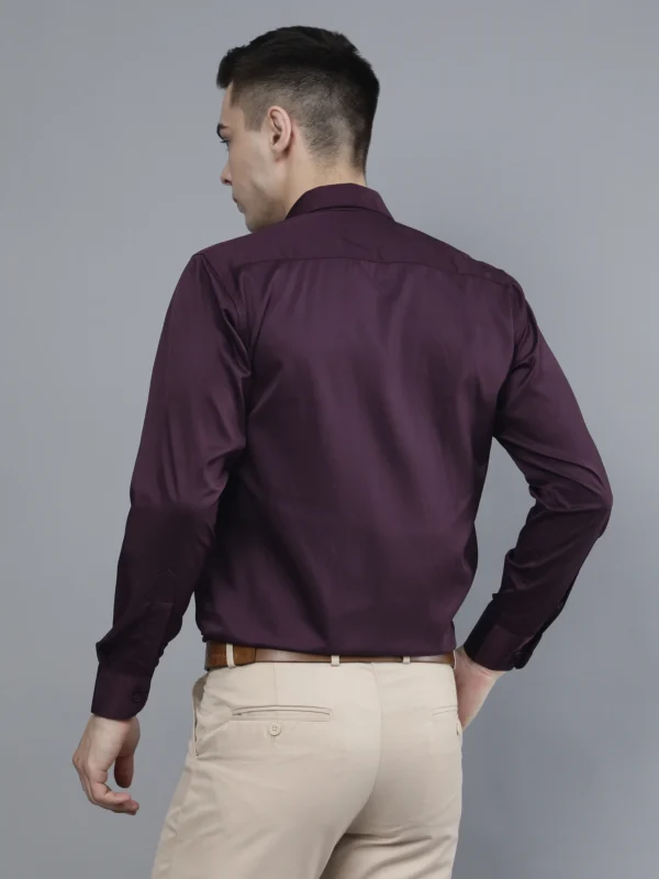 Roman Royal Men's Formal Shirt - Purple | Regular Fit | Full Sleeves | Office & Business Wear