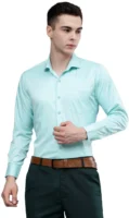 Roman Royal Men's Formal Shirt - Sky Blue | Regular Fit | Full Sleeves | Office & Business Wear