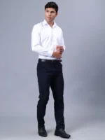 Roman Royal Men's Formal Shirt - White | Regular Fit | Full Sleeves | Office & Business Wear