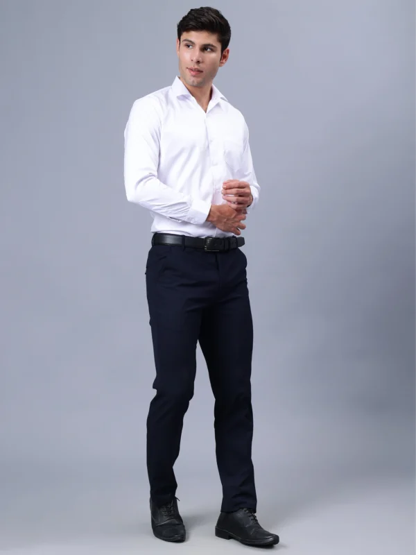 Roman Royal Men's Formal Shirt - White | Regular Fit | Full Sleeves | Office & Business Wear